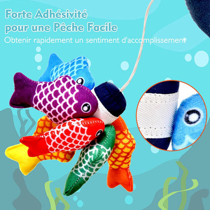 Jouet Bebe 1 an, Montessori Pêche a la Ligne Jeux pour Enfant 1 2 Ans, Educatif Jouet Bébé, Cadeau pour Fille Garcon 1-3 Ans 6 12 18 Mois