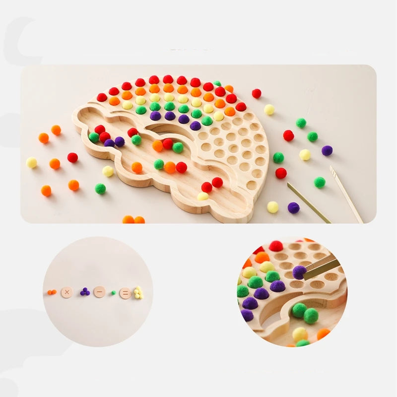 Planche arc-en-ciel Montessori