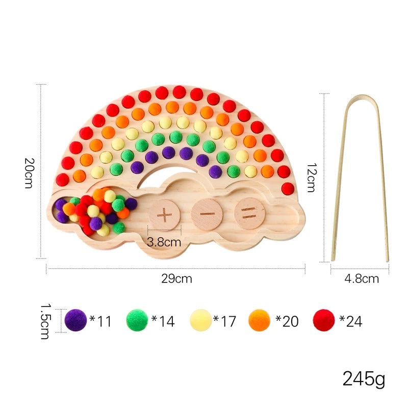 Planche arc-en-ciel Montessori